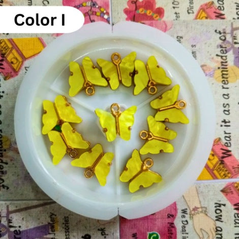 Butterfly Charms Acrylic Enamel