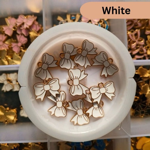 Bow Charms Enamel Design 2