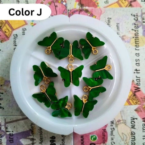 Butterfly Charms Acrylic Enamel