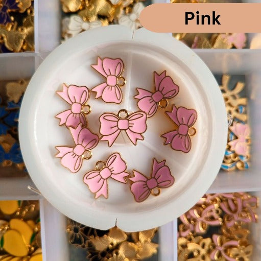 Bow Charms Enamel Design 2