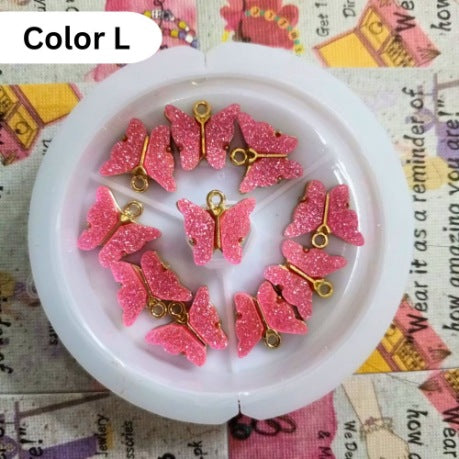 Butterfly Charms Acrylic Enamel
