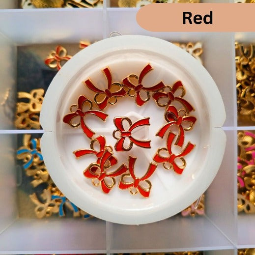 Bow Charms Enamel