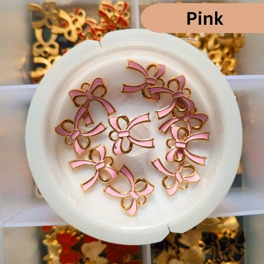 Bow Charms Enamel