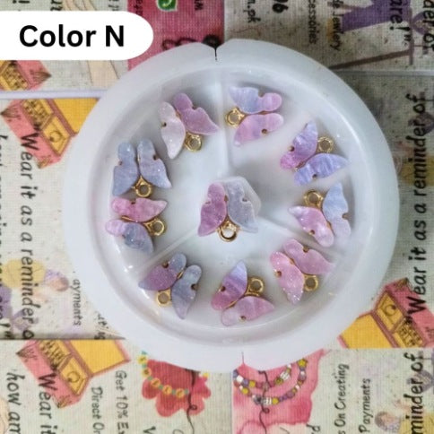 Butterfly Charms Acrylic Enamel