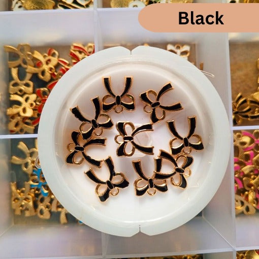 Bow Charms Enamel