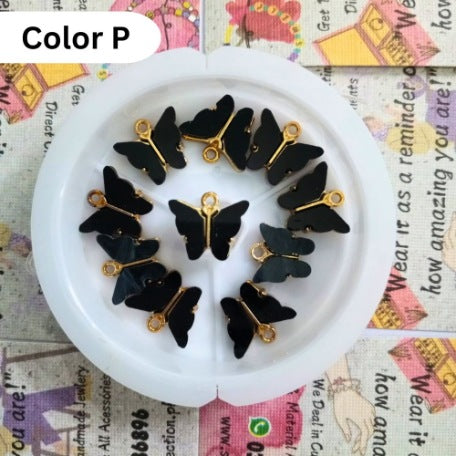 Butterfly Charms Acrylic Enamel