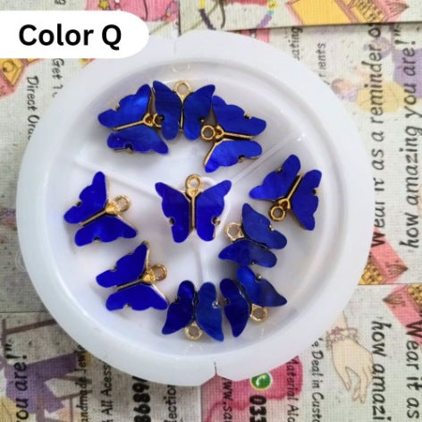 Butterfly Charms Acrylic Enamel