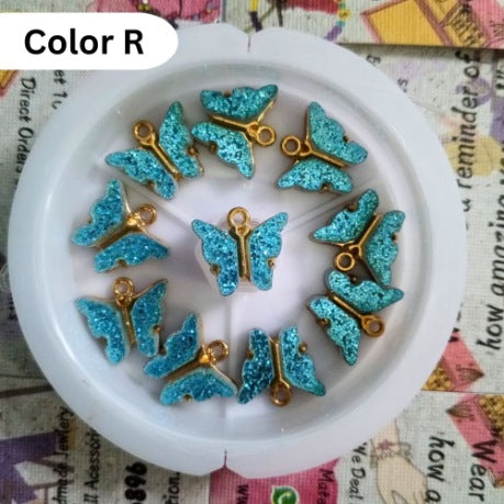 Butterfly Charms Acrylic Enamel