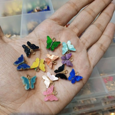 Butterfly Charms Acrylic Enamel