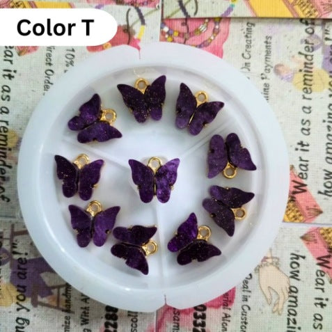 Butterfly Charms Acrylic Enamel