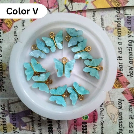Butterfly Charms Acrylic Enamel