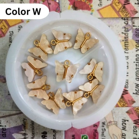 Butterfly Charms Acrylic Enamel