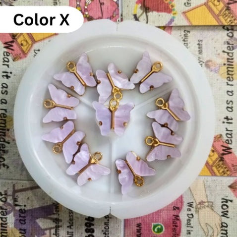 Butterfly Charms Acrylic Enamel