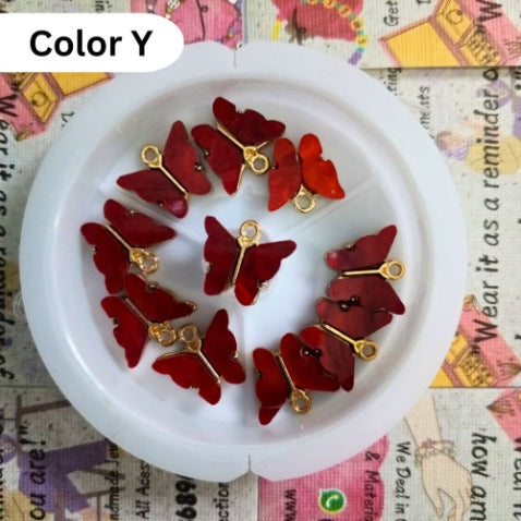 Butterfly Charms Acrylic Enamel