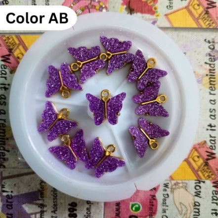 Butterfly Charms Acrylic Enamel