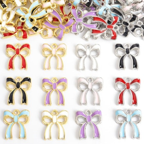Bow Charms Enamel