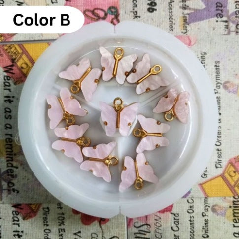 Butterfly Charms Acrylic Enamel