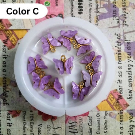 Butterfly Charms Acrylic Enamel