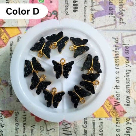 Butterfly Charms Acrylic Enamel