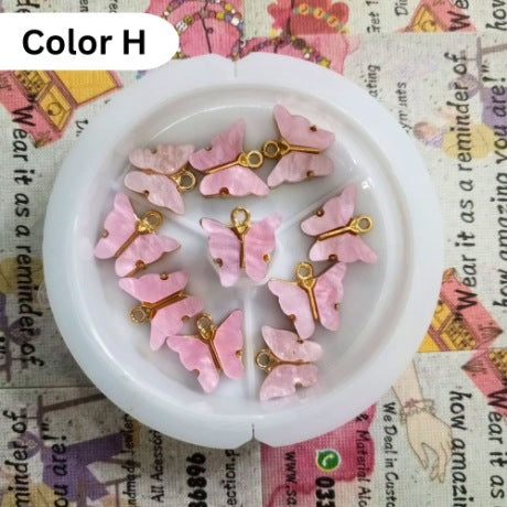 Butterfly Charms Acrylic Enamel