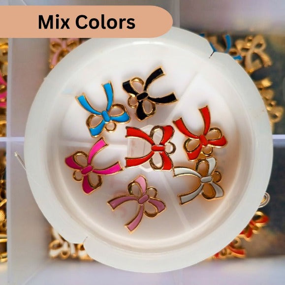 Bow Charms Enamel