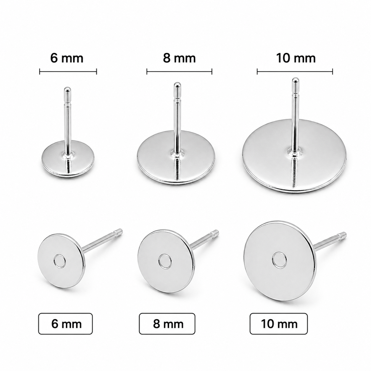 Earing base Silver