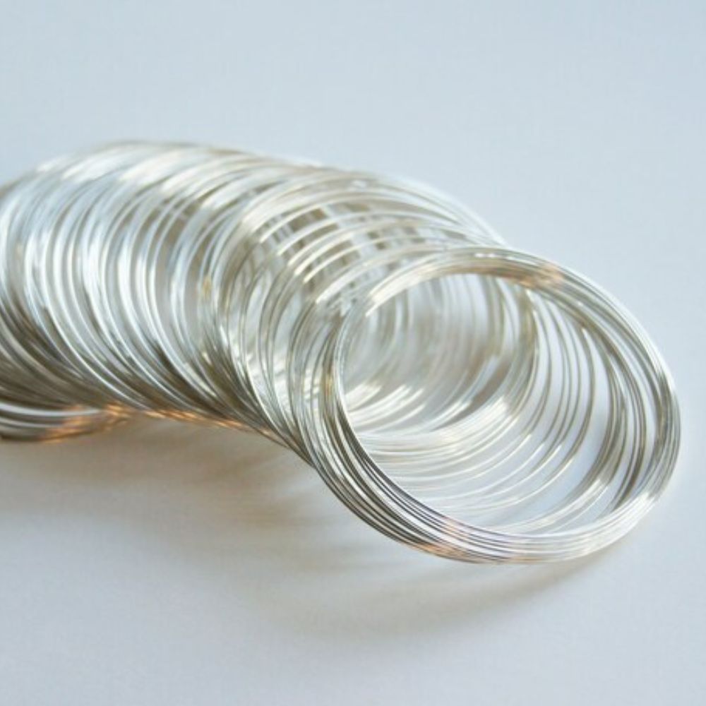Silver Memory Wire Loops
