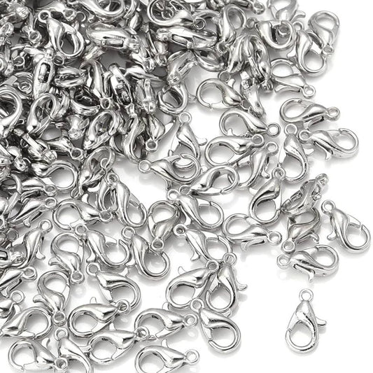 Silver Lobster Hook Mukka Lock