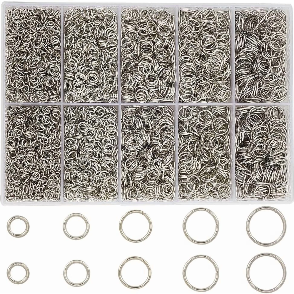 Silver Jump Rings 2mm 4mm 6mm 8mm 10mm