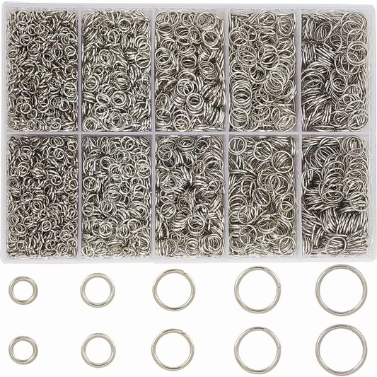 Silver Jump Rings 2mm 4mm 6mm 8mm 10mm