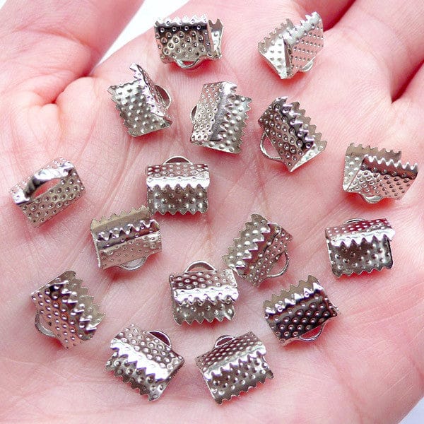 Silver Clip End