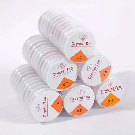 Stretchable Elastic Thread For Jewelry Making Crystal Tec - 10 Pcs Roll