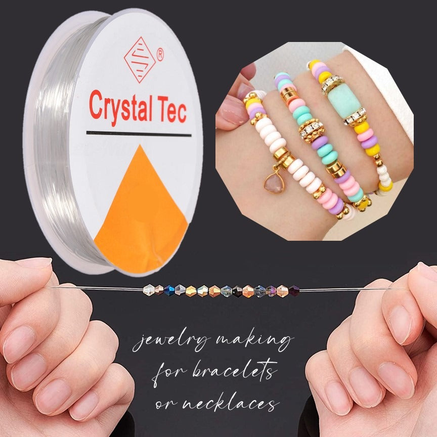 Stretchable Elastic Thread Wire For Jewelry Making - Crystal Tec